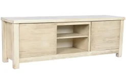 Mueble de TV Acacia Natural 2 Puertas 160 cm MB-209026