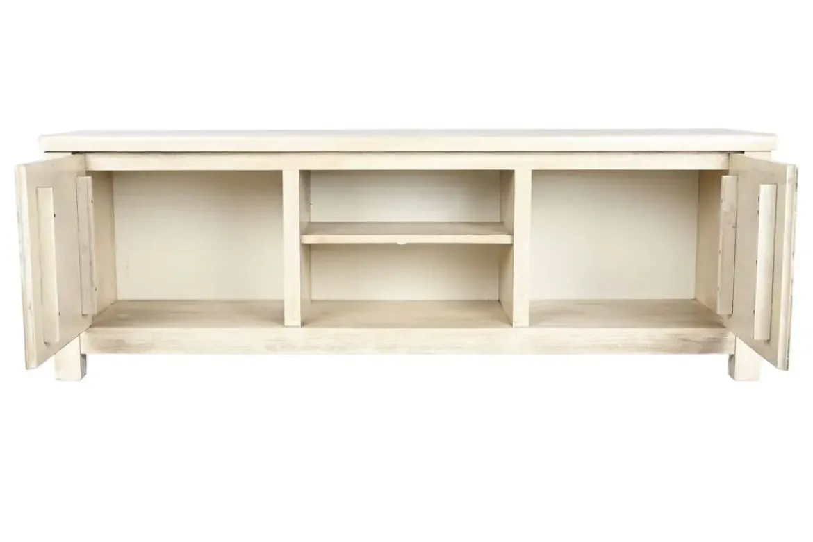 Mueble de TV Acacia Natural 2 Puertas 160 cm MB-209026