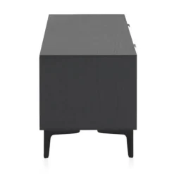 Mueble de TV Chapado en Fresno Natural con Cajón Negro GABAR 10976