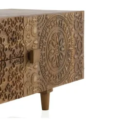 Mueble de TV con Diseño Geométrico Oriental 10694
