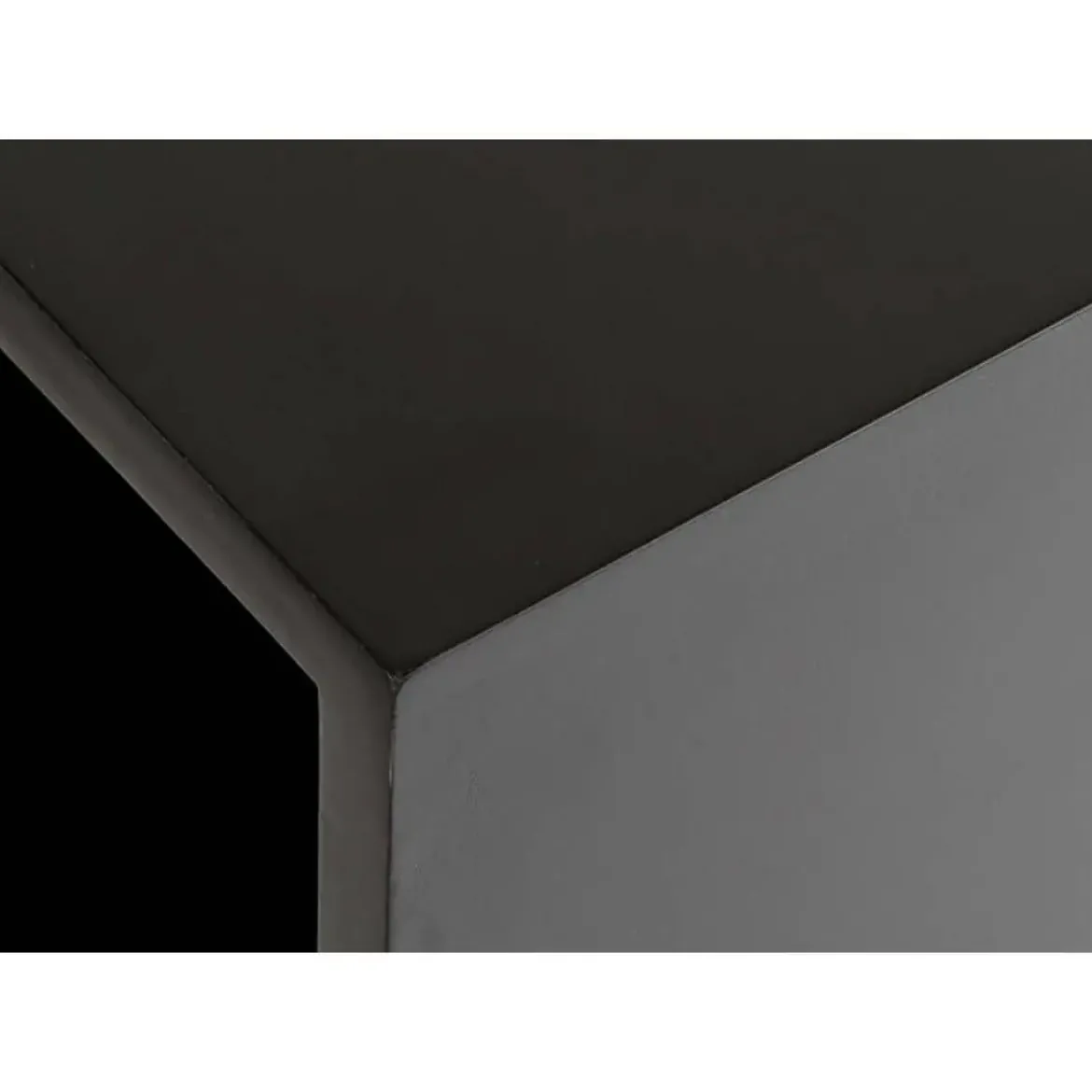 Mueble de TV de Abeto Color Negro y Ratán MB-193520