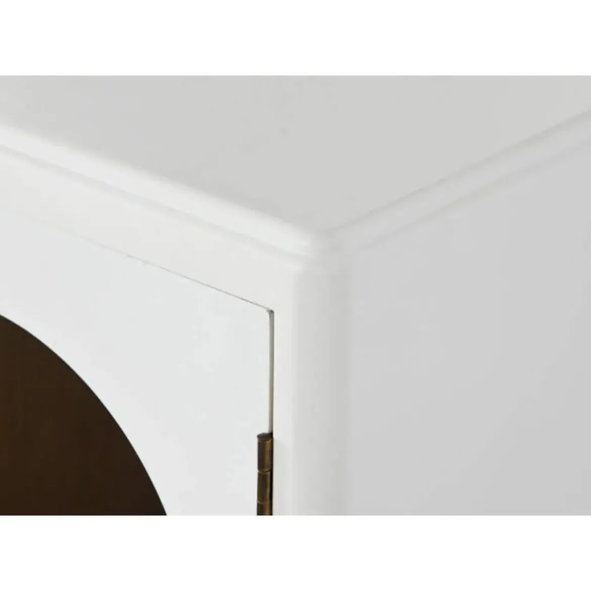 Mueble de TV de Madera de Paulownia y Cristal MB-210685
