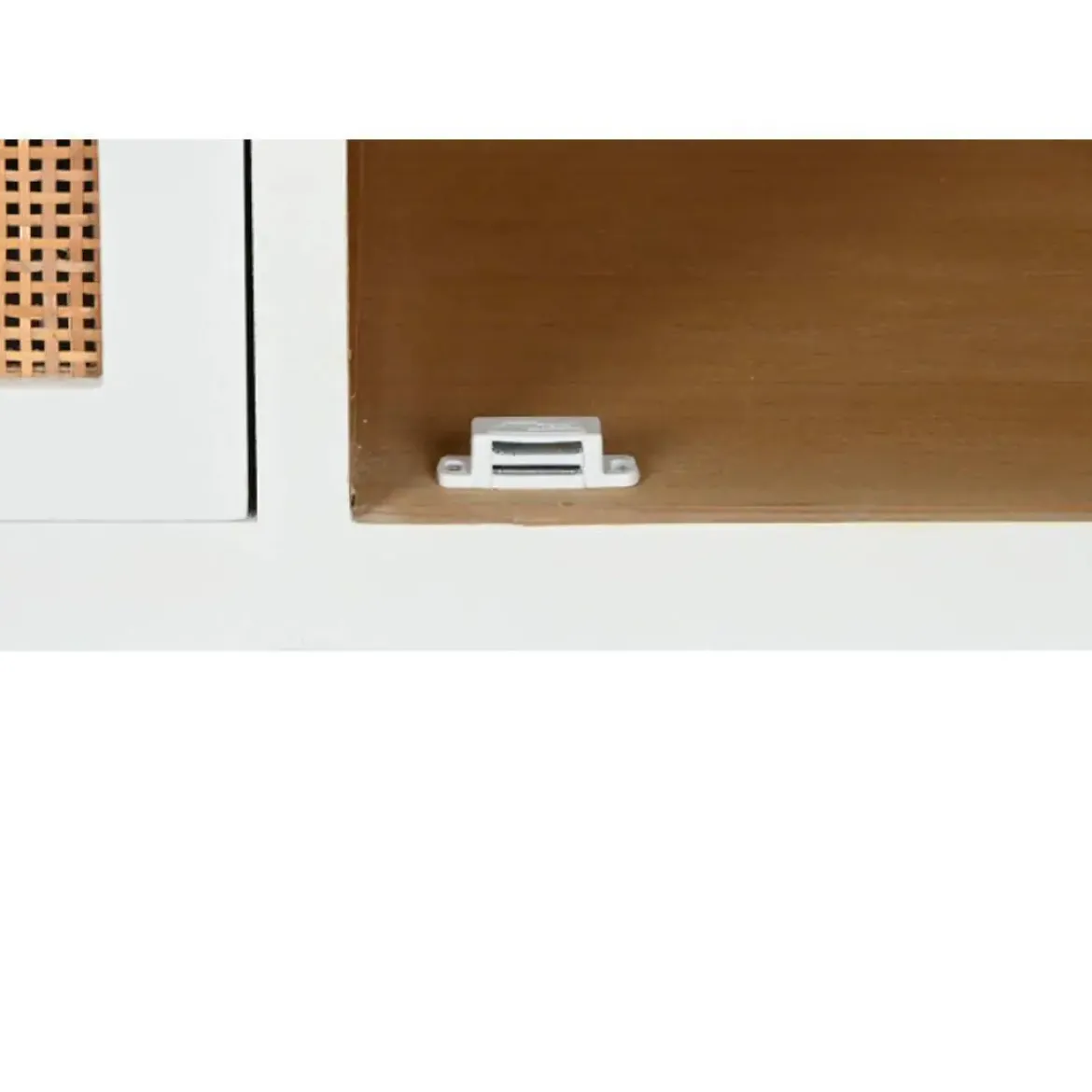 Mueble de TV de Madera de Paulownia y Cristal MB-210685