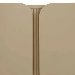 Mueble de TV en MDF Beige Arena con Cantos Redondos GABAR 11526
