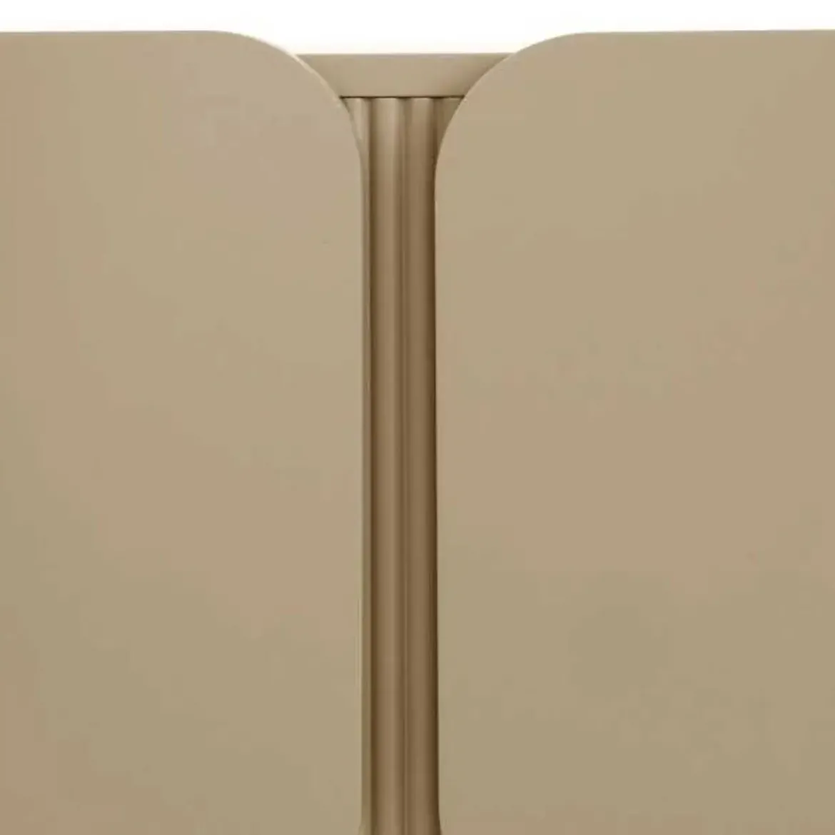 Mueble de TV en MDF Beige Arena con Cantos Redondos GABAR 11526