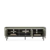 Mueble de TV Lacado con 4 Puertas y Patas de Acero WILLA