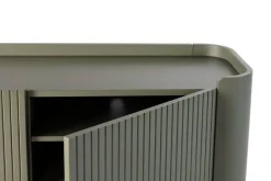 Mueble de TV Lacado con 4 Puertas y Patas de Acero WILLA