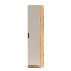 Mueble Multiusos 1 Puerta con Estantes ELBA Acabado Mauvella-Beig A031EL03MVG