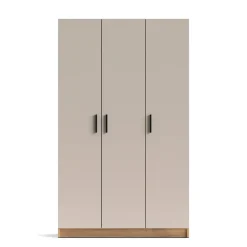 Mueble Multiusos 3 Puertas con Estantes ELBA Acabado Mauvella-Beig A031EL01MVG