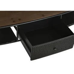 Mueble Para TV de Metal con Tapa en Madera de Abeto MB-200587