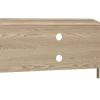 Mueble TV de Abeto y Ratán Natural con 2 Puertas MB-222240