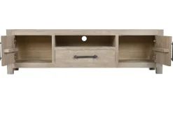 Mueble TV de Madera de Hevea con Metal 160 cm MB-219407