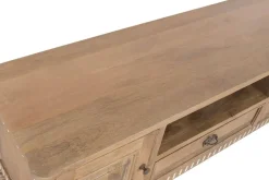 Mueble TV de Madera de Mango con Puertas y Cajón MB-223081