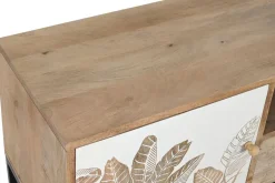 Mueble TV de Madera de Mango con Patas de Metal MB-201130