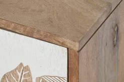 Mueble TV de Madera de Mango con Patas de Metal MB-201130