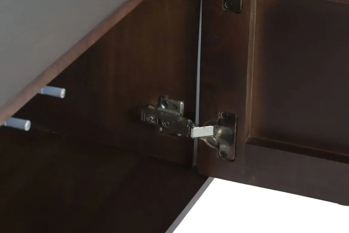 Mueble TV de Madera de Mango con Puertas de Fibra MB-222840