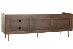Mueble TV de Madera de Mango con Puertas de Fibra MB-222840