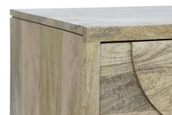 Mueble TV de Madera de Mango con Puertas y Cajón MB-205539