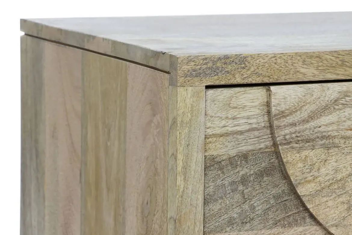 Mueble TV de Madera de Mango con Puertas y Cajón MB-205539