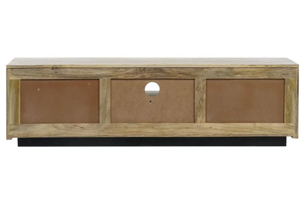 Mueble TV de Madera de Mango con Puertas y Cajón MB-205539