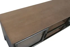 Mueble TV de Madera y Metal Natural MB-208536