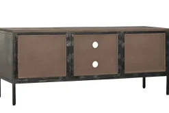 Mueble TV de Madera y Metal Natural MB-208536