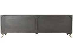 Mueble TV de Mango con Patas de Metal Marrón MB-202258