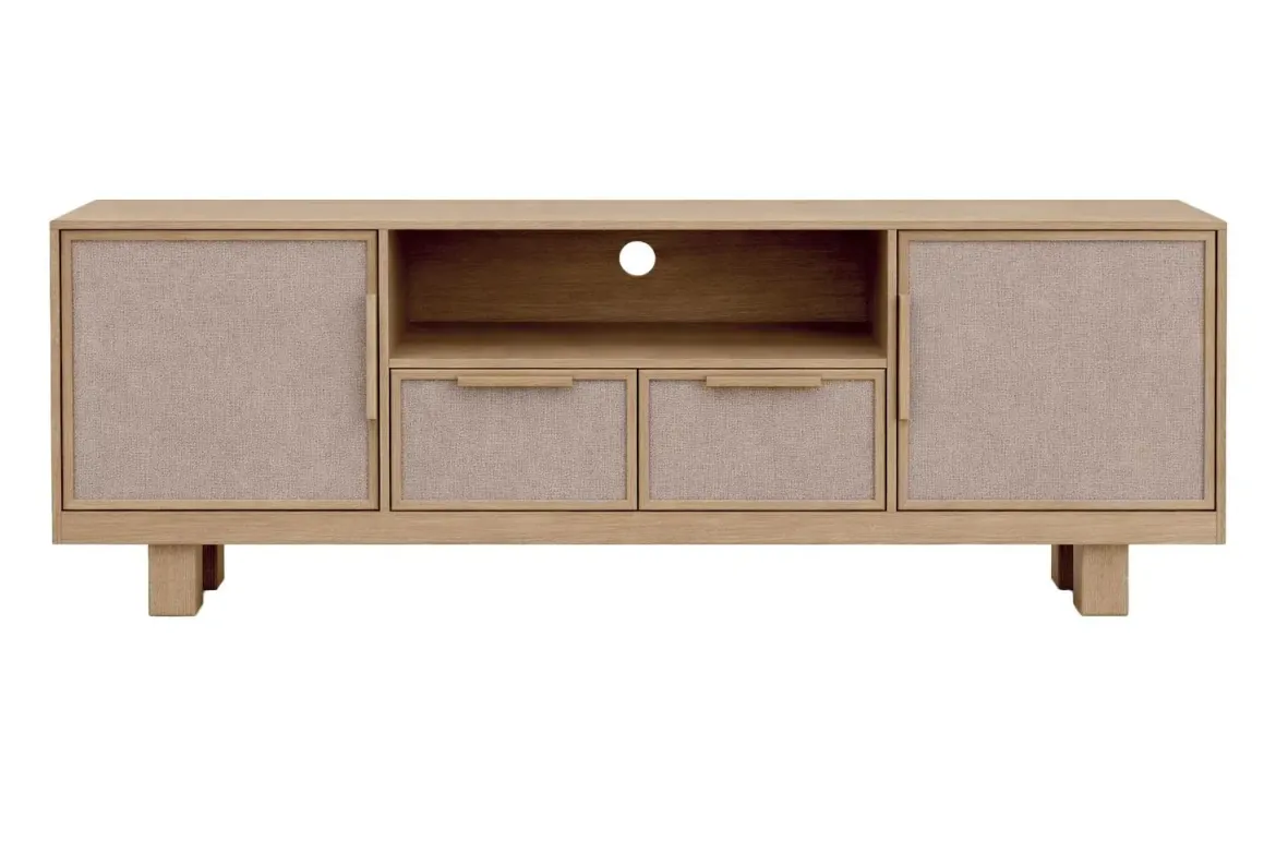 Mueble TV de Mango y Ratán 4 Cajones MB-227280