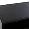 Mueble TV de Metal Negro con Cajones y Hueco MB-182051