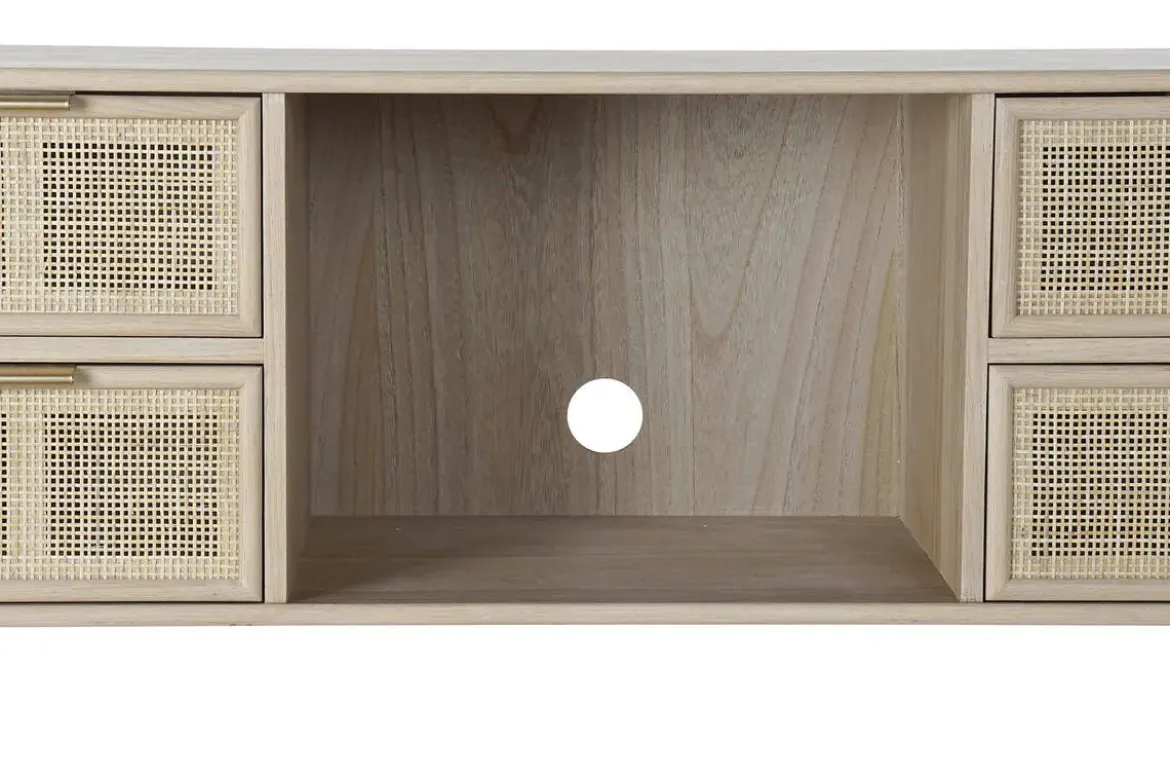 Mueble TV de Paulownia con 4 Cajones Natural MB-171762