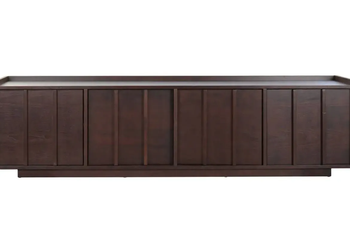 Mueble TV Estructura de MDF con 4 Puertas MB-224126