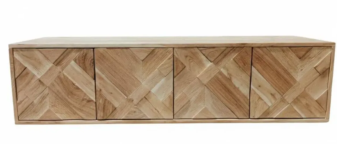 Mueble TV Flotante en Madera de Acacia MB-227290