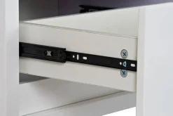 Mueble TV Moderno de MDF con Cristal Blanco MB-188064