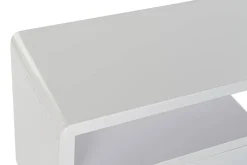 Mueble TV Moderno de MDF con Cristal Blanco MB-188064