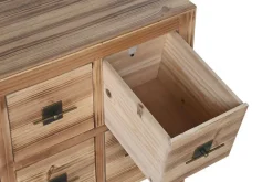 Mueble TV Oriental de Madera de Abeto Natural con Cajones MB-214489