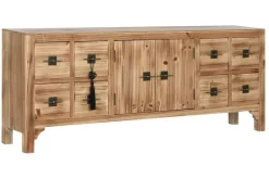 Mueble TV Oriental de Madera de Abeto Natural con Cajones MB-214489