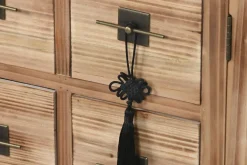 Mueble TV Oriental de Madera de Abeto Natural con Cajones MB-214489