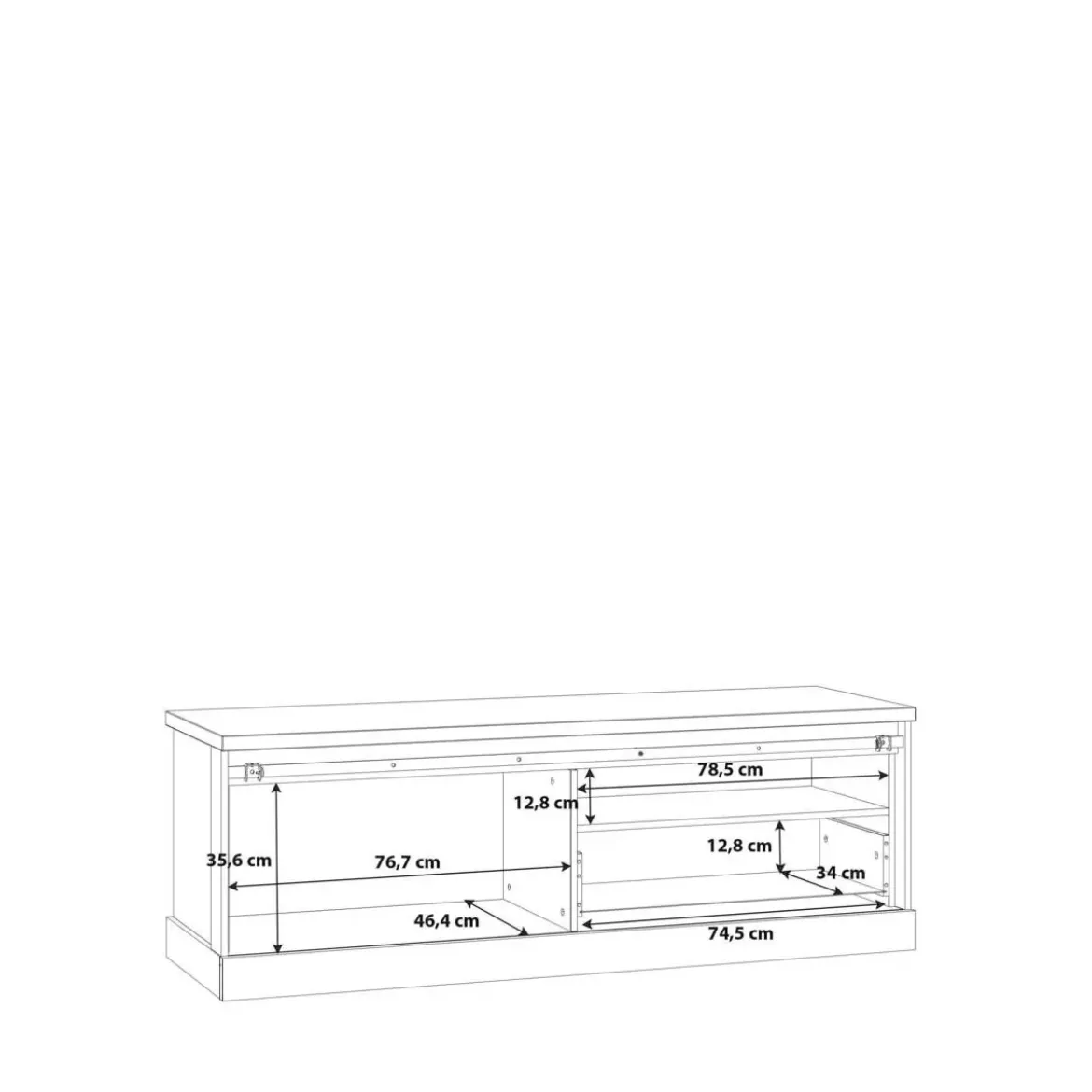 Mueble TV 1 Puerta 1 Cajón KZMT221L-M328