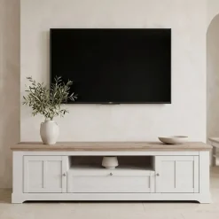 Mueble TV 2 Puertas y 1 Cajón con Cierre Soft ILOPPA L35