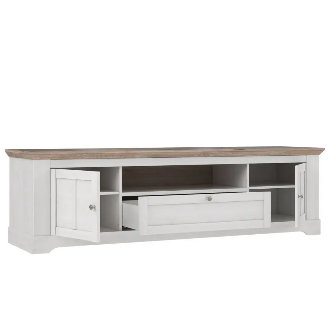 Mueble TV 2 Puertas y 1 Cajón con Cierre Soft ILOPPA L35