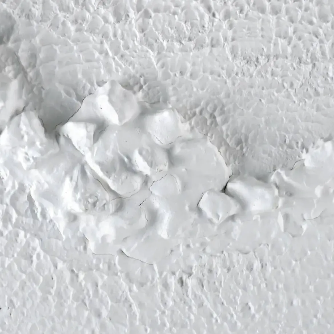 Mural de Pared Abstracto Blanco de 45 x 90 cm
