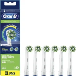 Pack 6 cabezales de recambio ORAL-BCrossAction Clean Maximiser EB 50-6