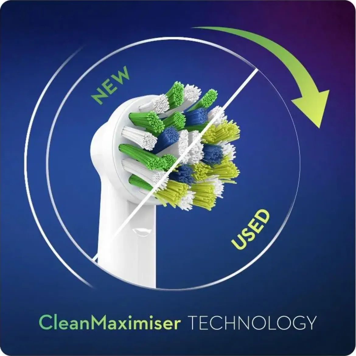 Pack 6 cabezales de recambio ORAL-BCrossAction Clean Maximiser EB 50-6
