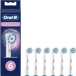 Pack 6 cabezales de recambio ORAL-B Sensitive CleanEB 60-6