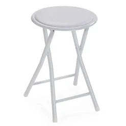 Pack de Cocina con Mesa Plegable Blanca y 2 Taburetes 313103