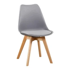 Pack 4 Sillas de Comedor de color Gris estilo Nórdico FINA