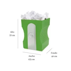 Papelera Sharpener en Color Verde BALVI 27537