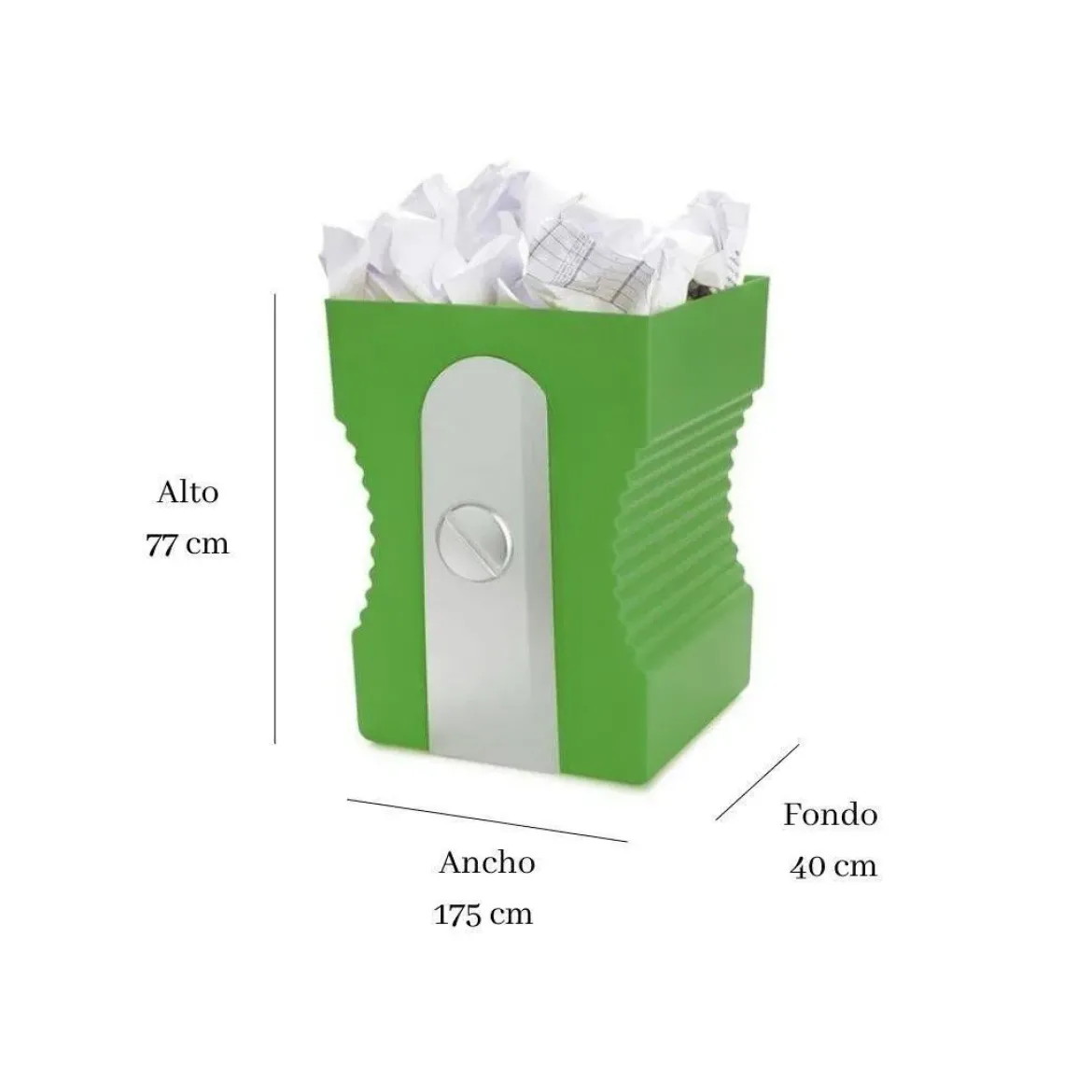 Papelera Sharpener en Color Verde BALVI 27537