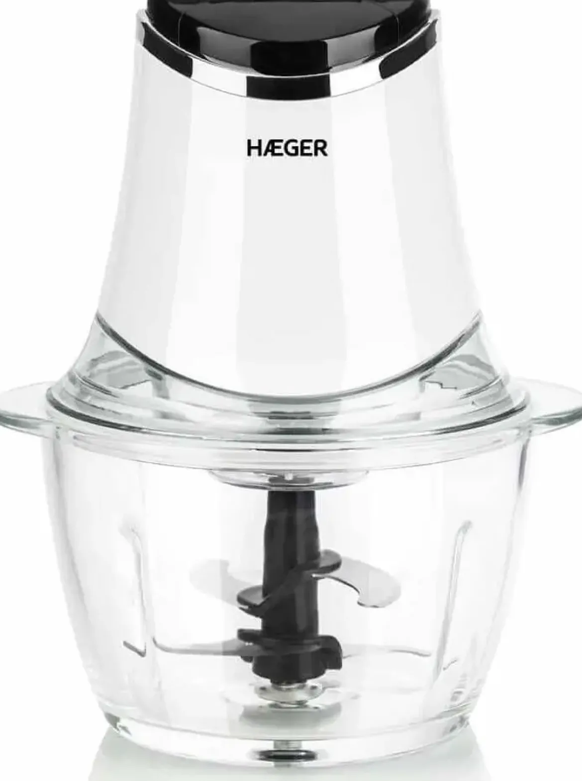 Picadora Haeger 300W Inox Chopper Glass CH30W007A