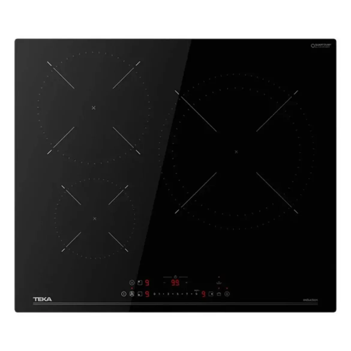Placa de Inducción Teka 112520060 IBC 63115 SSM BK con 3 Zonas